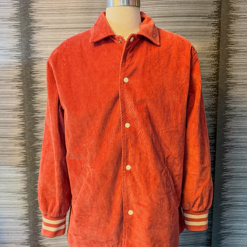 Levi Strauss Corduroy Coach Jacket | Salmon | Men’s M